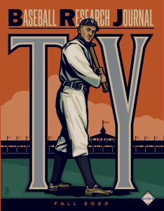Fall 2023 BRJ front cover AMZ Fall 2023 Baseball Research Journal